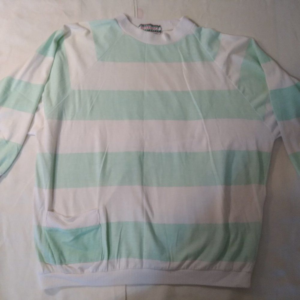 Vintage Stefano Striped Crewneck Sweatshirt